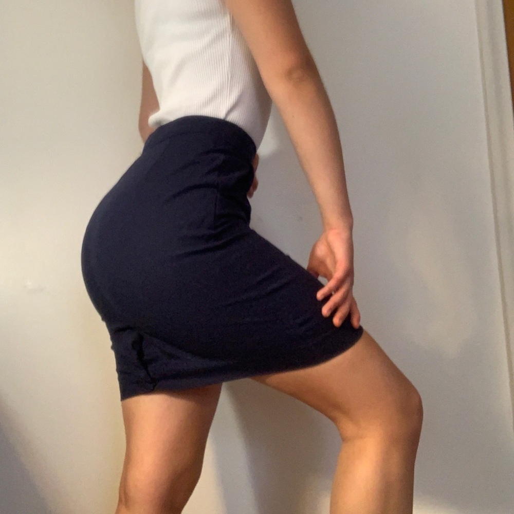 Navy skirt
